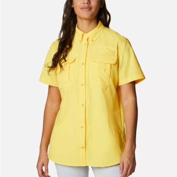 Camisa Columbia Manga Corta Mujer